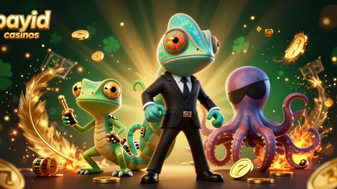 Experience thrilling moments at payid casinos with unique characters and vibrant game elements.